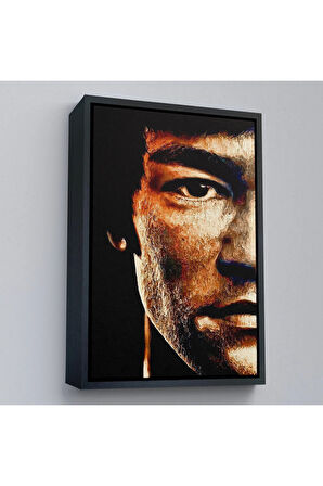 Ahşap Çerçeveli Bruce Lee Tablosu-7812