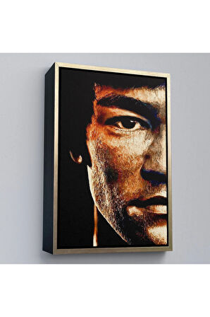 Ahşap Çerçeveli Bruce Lee Tablosu-7812