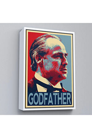 Ahşap Çerçeveli Godfather Mafya Film Tablo-7813