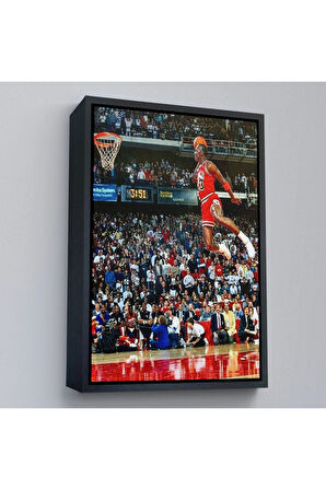 Ahşap Çerçeveli Michael Jordan Tablo-7818