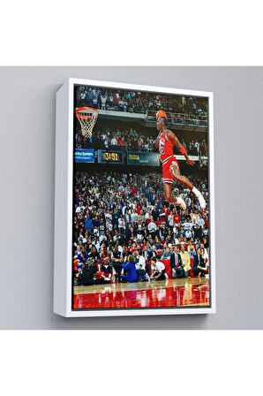 Ahşap Çerçeveli Michael Jordan Tablo-7818