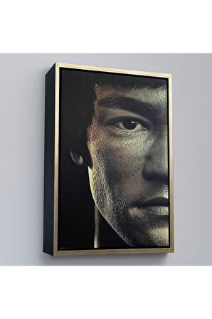 Ahşap Çerçeveli Bruce Lee Tablosu-7823