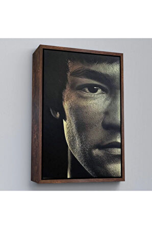 Ahşap Çerçeveli Bruce Lee Tablosu-7823