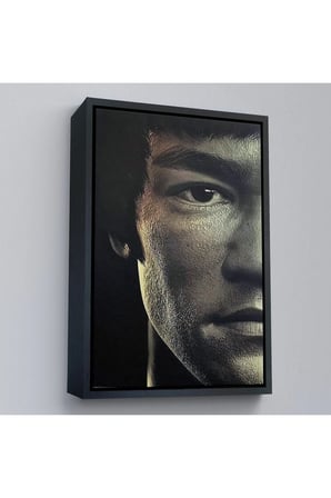 Ahşap Çerçeveli Bruce Lee Tablosu-7823