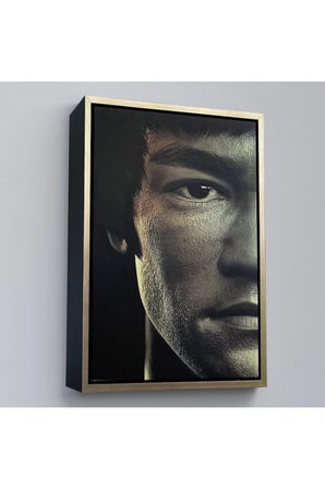 Ahşap Çerçeveli Bruce Lee Tablosu-7823