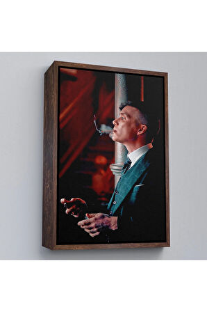 Ahşap Çerçeveli Thomas Shelby - Tommy Shelby Tablo-7843