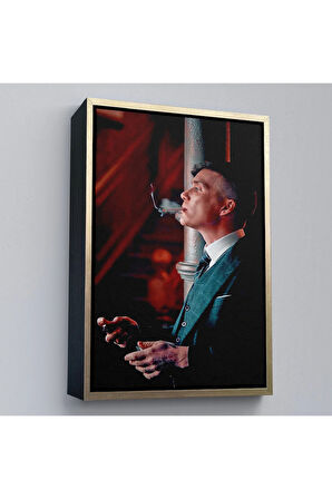 Ahşap Çerçeveli Thomas Shelby - Tommy Shelby Tablo-7843