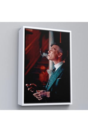Ahşap Çerçeveli Thomas Shelby - Tommy Shelby Tablo-7843