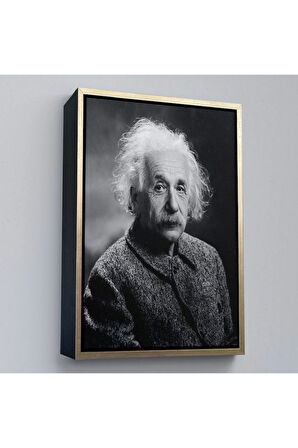 Ahşap Çerçeveli Albert Einstein Tablo-7845