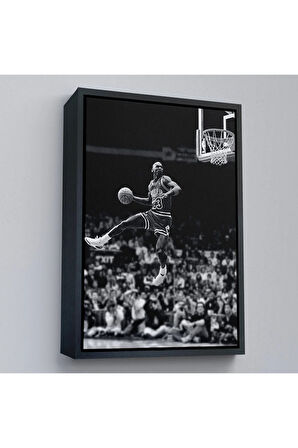 Ahşap Çerçeveli Michael Jordan Tablo-7851