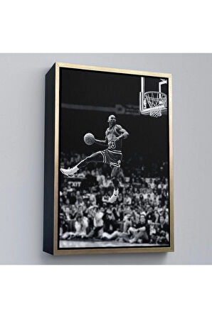 Ahşap Çerçeveli Michael Jordan Tablo-7851