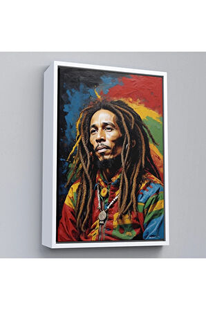 Ahşap Çerçeveli Bob Marley Tablosu-7892