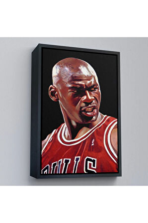 Ahşap Çerçeveli Michael Jordan Tablo-7928