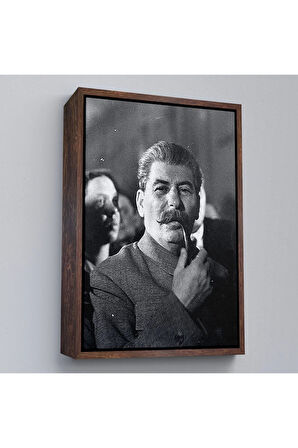 Ahşap Çerçeveli Joseph Stalin Rusya Ve Sovyetler Birliği Sscb Tablo-7936