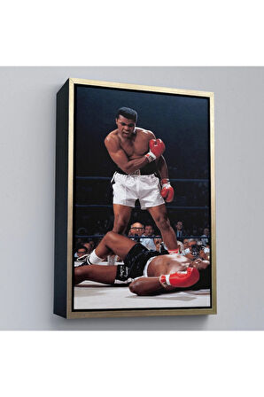 Ahşap Çerçeveli Muhammet Ali Nakavt Tablosu-7938