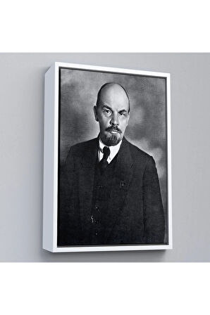 Ahşap Çerçeveli Sovyet Lideri Vladimir Lenin Tablo-7944