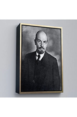 Ahşap Çerçeveli Sovyet Lideri Vladimir Lenin Tablo-7944