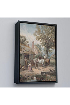 Ahşap Çerçeveli Foster Myles Birket The Smithy Tablo-8032