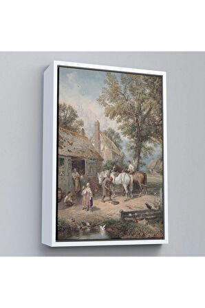 Ahşap Çerçeveli Foster Myles Birket The Smithy Tablo-8032