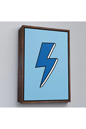 Ahşap Çerçeveli Elektirik Enerji Simge Tablo-8052