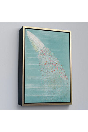 Ahşap Çerçeveli Alfred Fredol - Apolémie Konturnée Tablo-8063