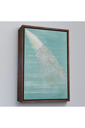 Ahşap Çerçeveli Alfred Fredol - Apolémie Konturnée Tablo-8063