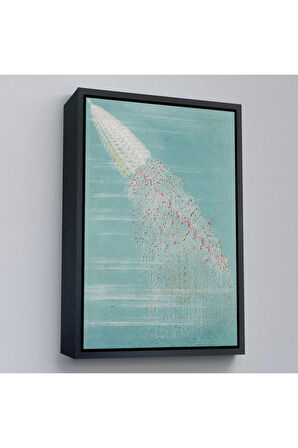 Ahşap Çerçeveli Alfred Fredol - Apolémie Konturnée Tablo-8063