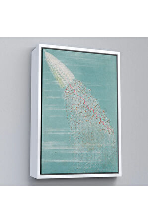 Ahşap Çerçeveli Alfred Fredol - Apolémie Konturnée Tablo-8063