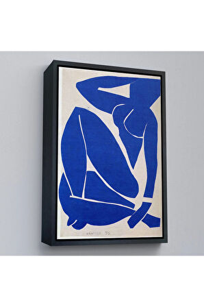 Ahşap Çerçeveli Henri Matisse - Blue Nude Tablo-8082