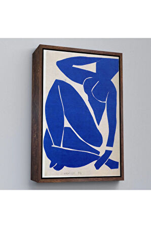 Ahşap Çerçeveli Henri Matisse - Blue Nude Tablo-8082