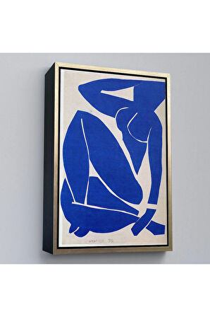 Ahşap Çerçeveli Henri Matisse - Blue Nude Tablo-8082