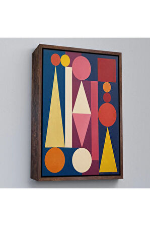 Ahşap Çerçeveli Auguste Herbin - Dimanche Tablo-8111