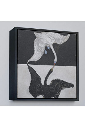 Ahşap Çerçeveli Group İx Suw The Swan No 1-1915 By Hilma Af Klint Tablosu-8323