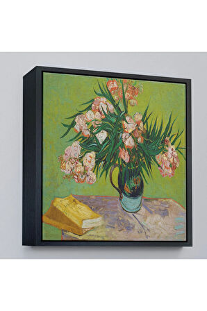 Ahşap Çerçeveli Vincent Van Gogh Zakkum Tablosu-8359