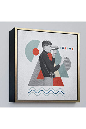 Ahşap Çerçeveli Video Pop Art Tablo-8362