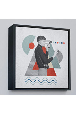 Ahşap Çerçeveli Video Pop Art Tablo-8362