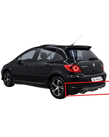  PEUGEOT 307 ARKA TAMPON EKİ (( BOYASIZ ))