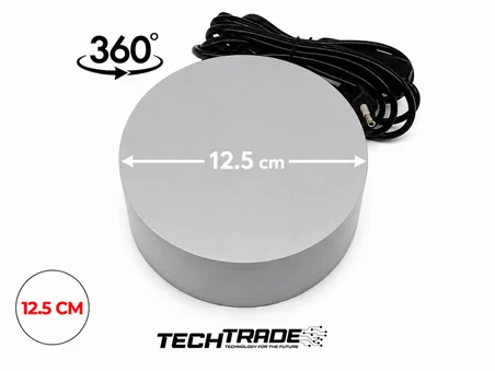 Ürün Çekimi Için 360° Dönen Stand Elektrikli 12.5cm Çapında