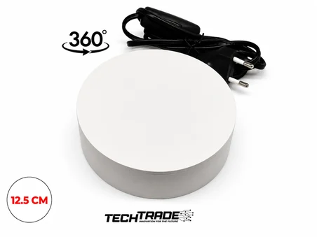 Ürün Çekimi Için 360° Dönen Stand Elektrikli 12.5cm Çapında