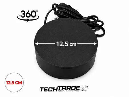 Ürün Çekimi Için 360° Dönen Stand Elektrikli 12.5cm Çapında