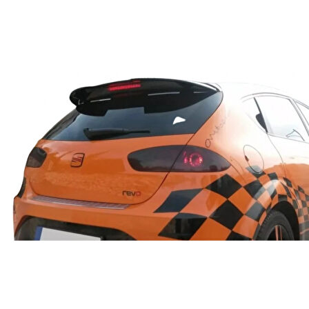 Seat Leon MK2 (2010-2012) Makyajlı PS Style Cupra Spoiler PARLAK SİYAH BOYALI