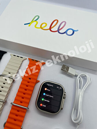 Hello Watch 3 Gri Akıllı Saat