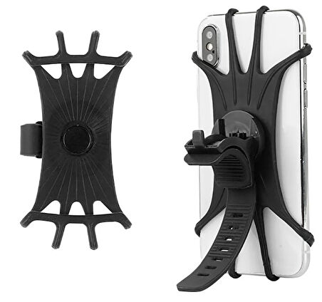 Silikon Esnek Bisiklet Telefon Tutucu