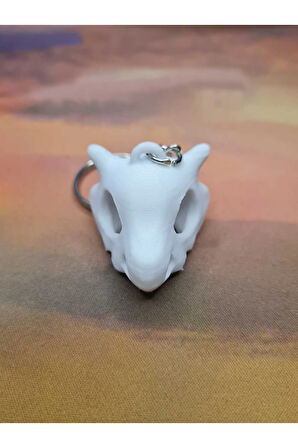 Pokemon Cubone Kafatası Anahtarlık
