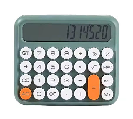 ZR741 Jn-800 Junno Yeşil Hesap Makinesi