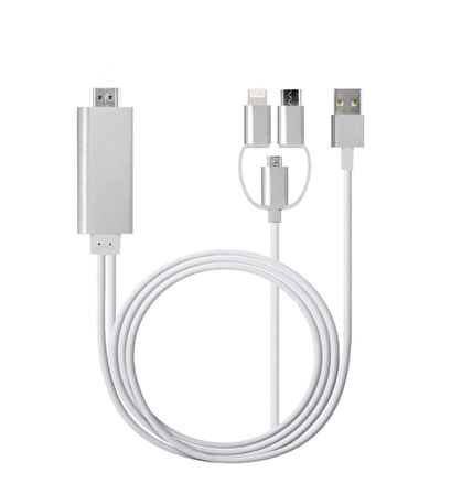 ZR778 L6-M3M Lightning Micro Type-C Hdtv Kablo