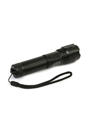 PeakStar Ps-1600 Süper Parlak Led Zoomlu 5 Mod Su Geçirmez Profesyonel Kamp Bekçi Avcı Feneri