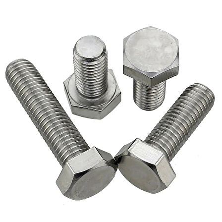 Altıköşe Altıgen AKB Civata M6x30 - 100 Adet