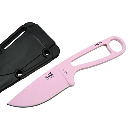 İzula Esee 51455PNK Pembe Kamp Bıçağı 16 cm - Komple Metal, Plastik Kılıflı
