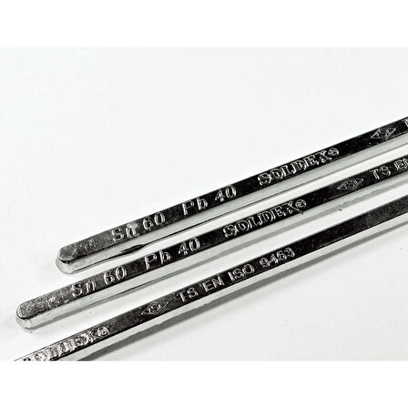 Çubuk Lehim 60-40, 1 kg, Sn:60 / Pb:40